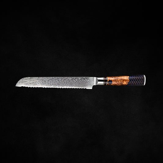 Asahi Damascus Bread Knife