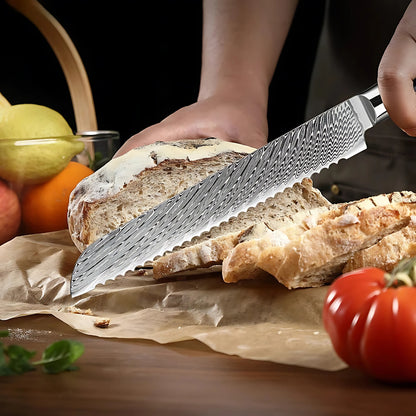 Asahi Damascus Bread Knife