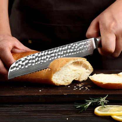 Nami Damascus Bread Knife