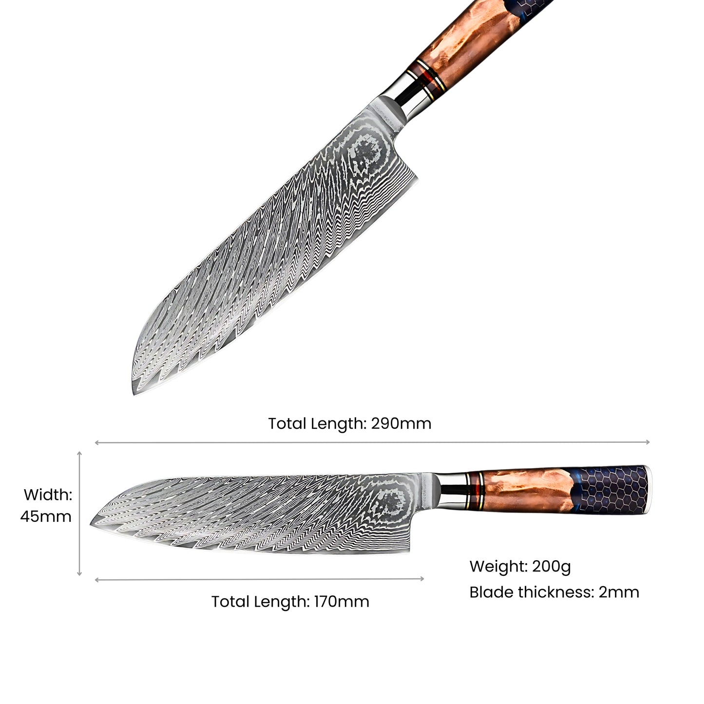 Asahi Damascus Santoku