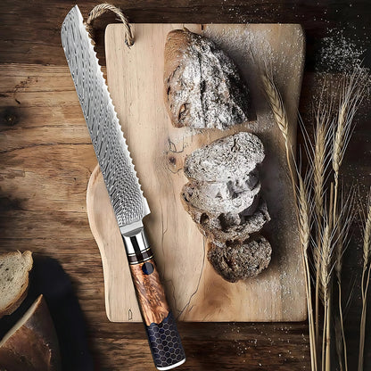 Asahi Damascus Bread Knife