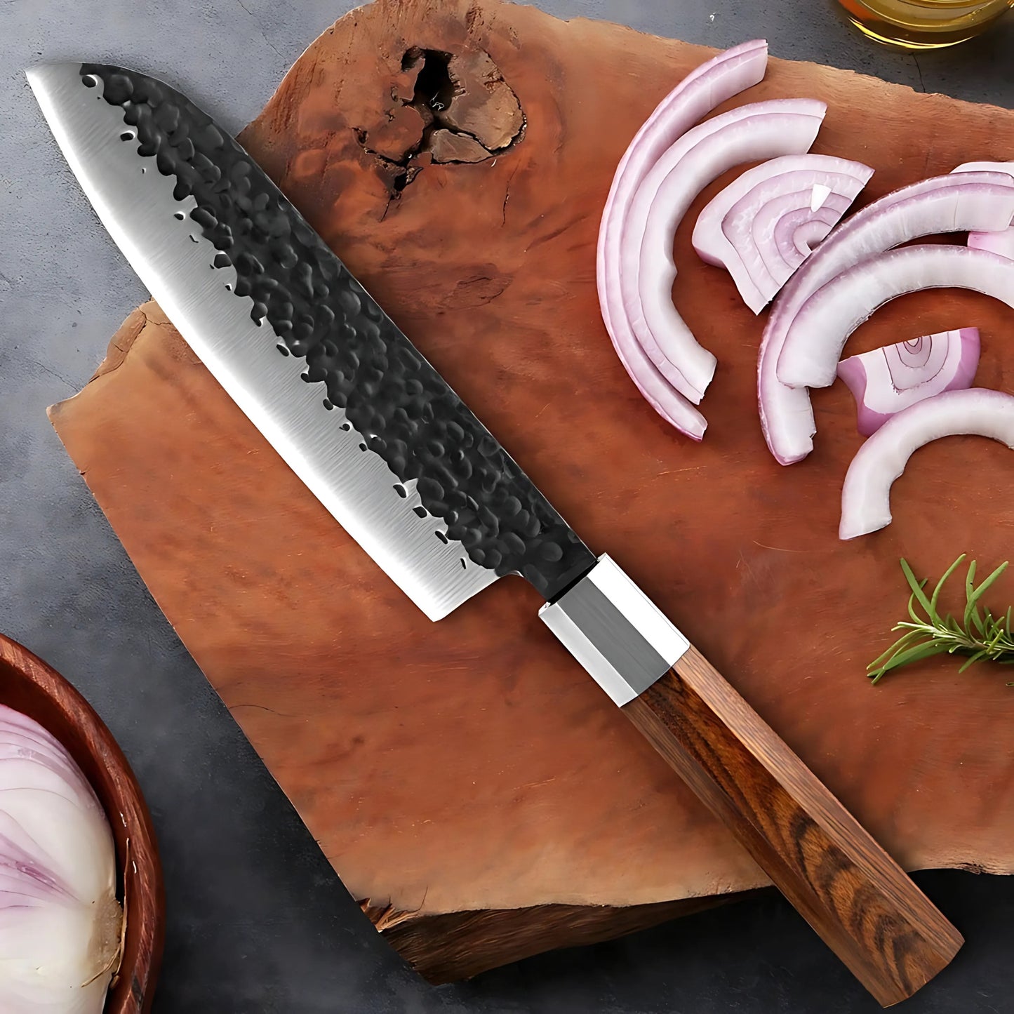 Tengoku Damascus Santoku