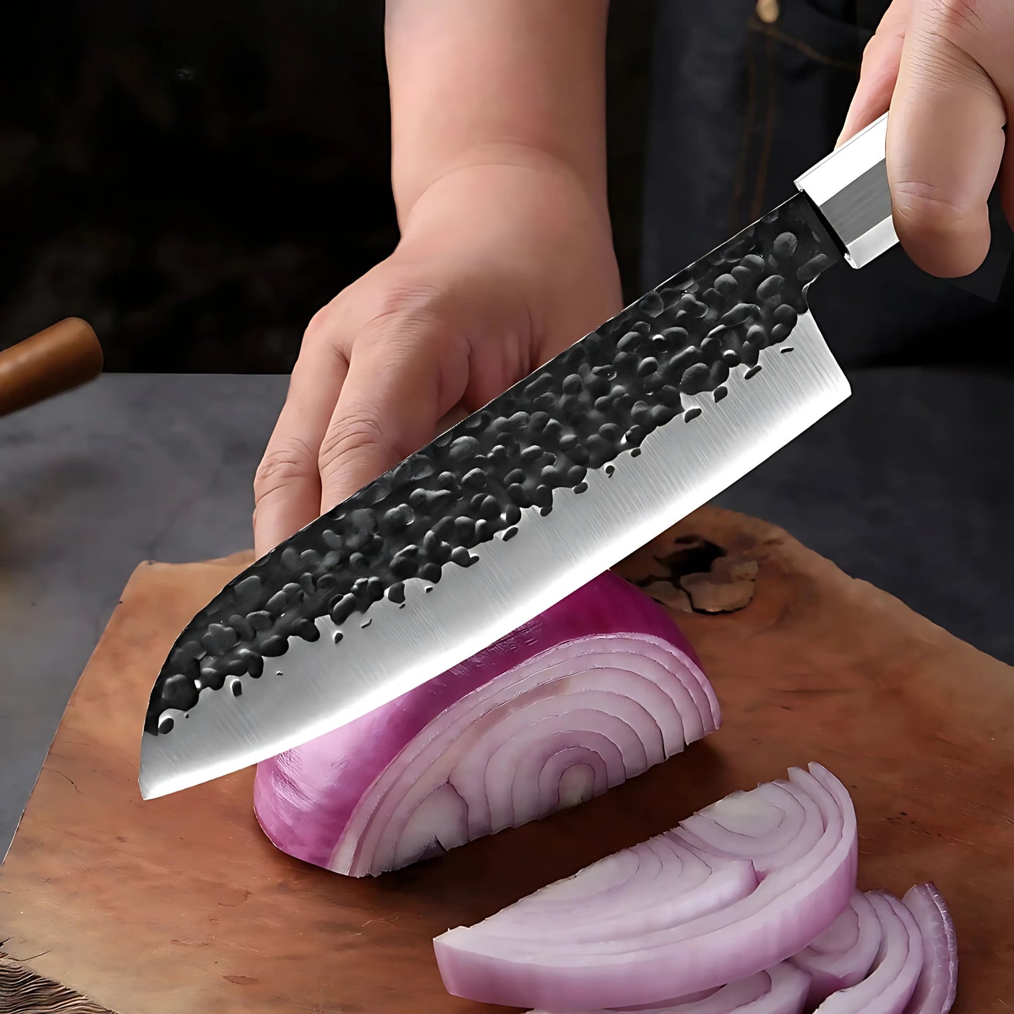 Tengoku Damascus Santoku