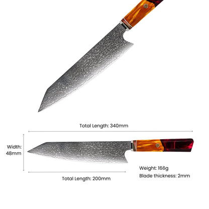 Shikoku Damascus Kiritsuke